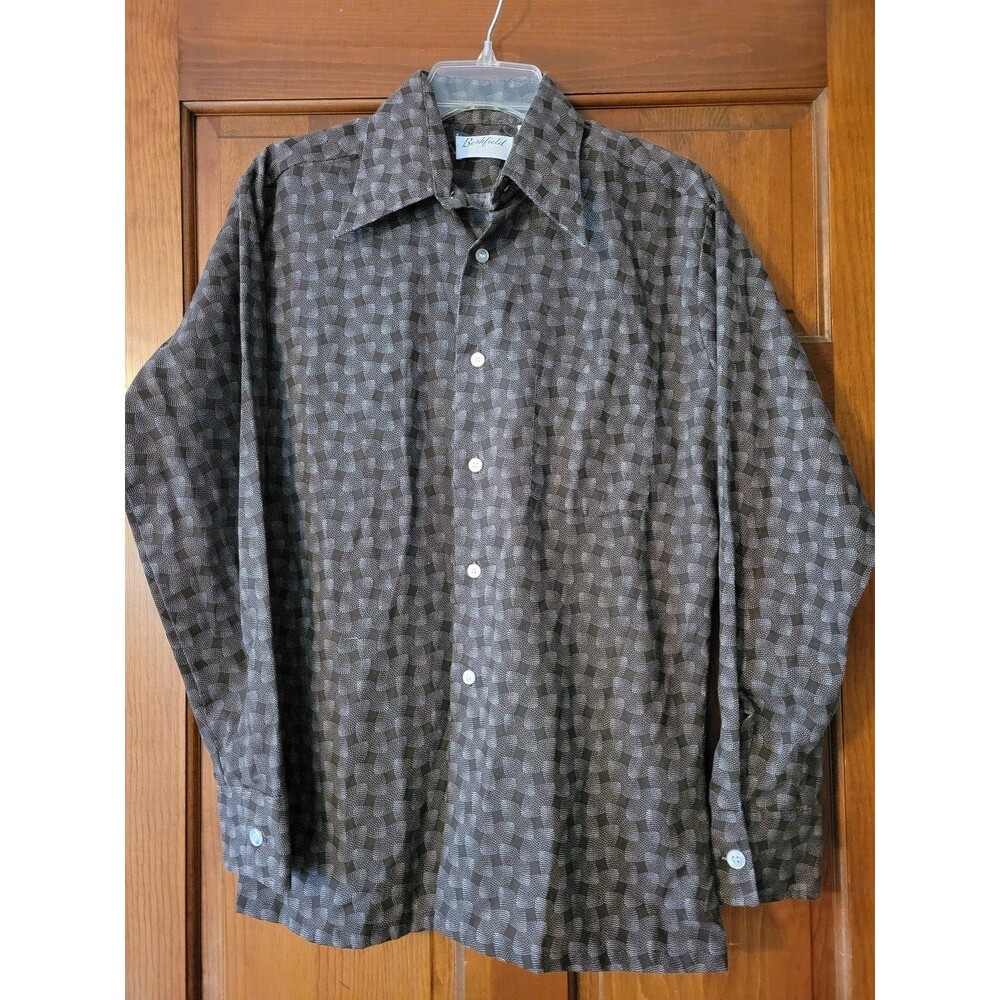 Vintage Men's 15-15 1/2 Medium Berkfield Button Down Western Shirt